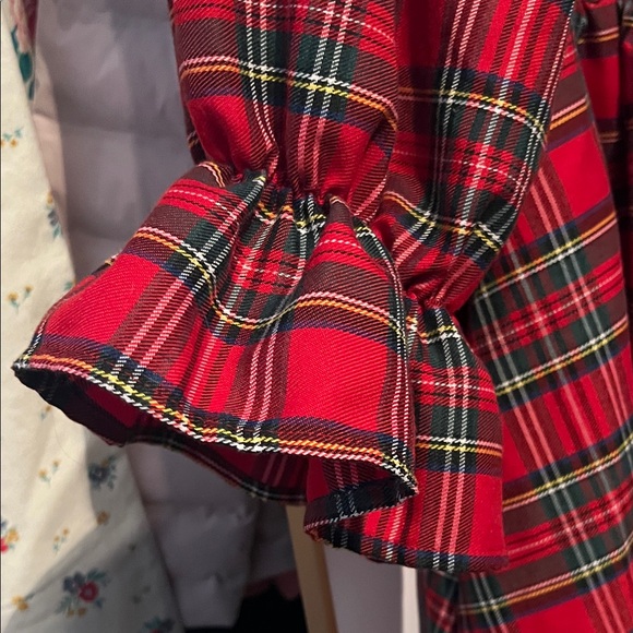 Simply southern Plaid Red and Green mini Dress for Christmas - Picture 5 of 6
